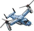 1486 piezas V-22 Osprey Militar Tiltrotor Avión Bloques de Construcción