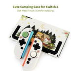 Funda Protectora Adorable para Nintendo Switch 2, carcasa rígida de PC con Docking