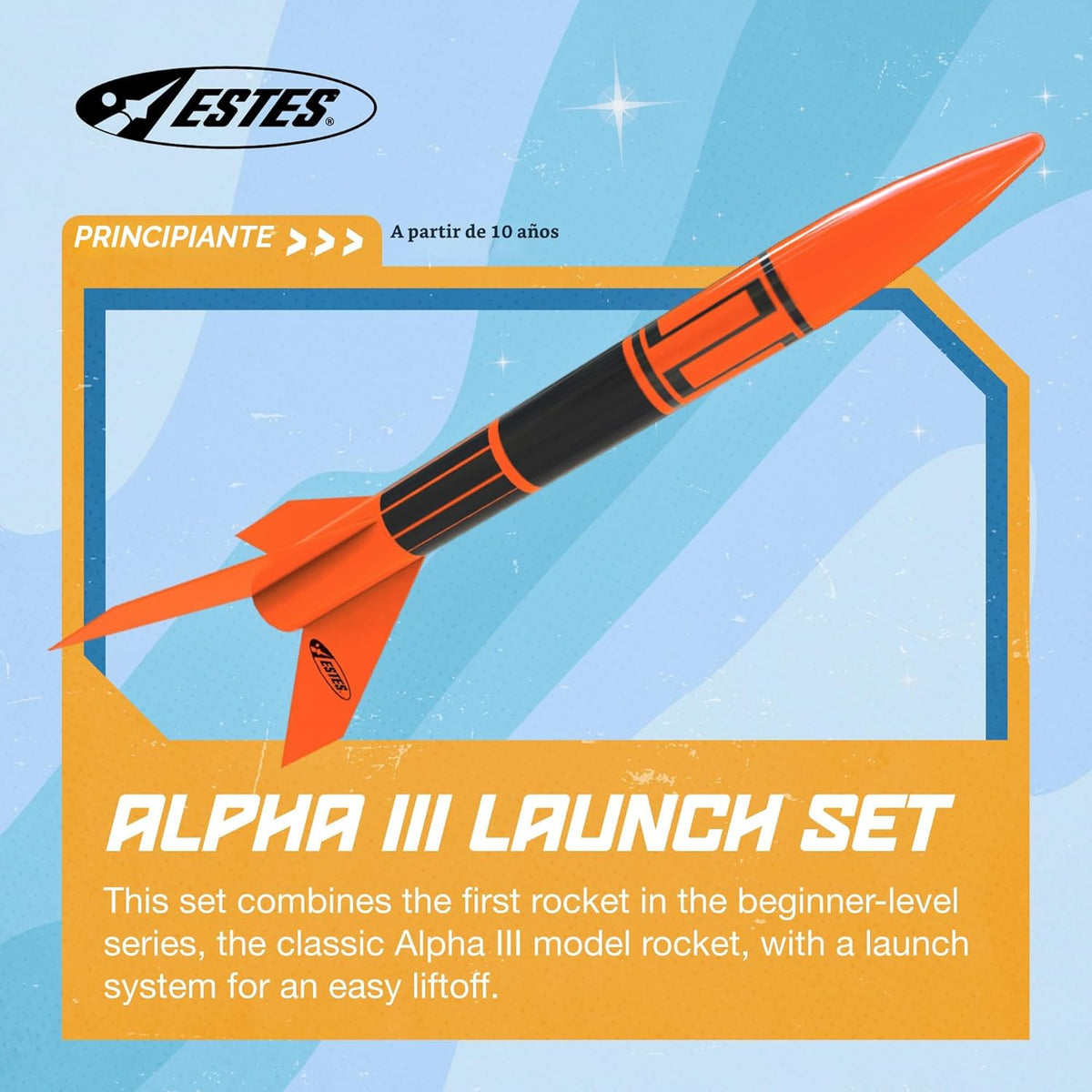 Estes Kit de construcción de cohetes Alpha III 1427, kit de modelo...