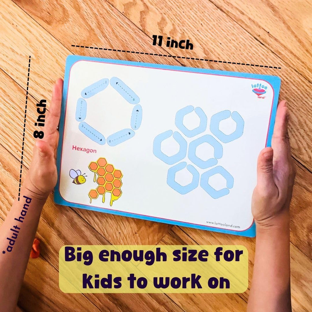 Fieltro de Alfabeto y Números para Trazado de Letras | 36 Tarjetas de Actividad para Arcilla, Plastilina, Marcador | Aprende ABC, Números y Formas | Tarjeta Educativa Montessori para Niños en