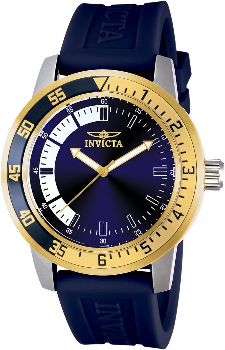 Invicta Reloj de silicón para hombre Specialty Quartz