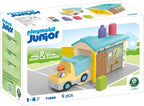 Playmobil Junior: Camión de construcción con garaje