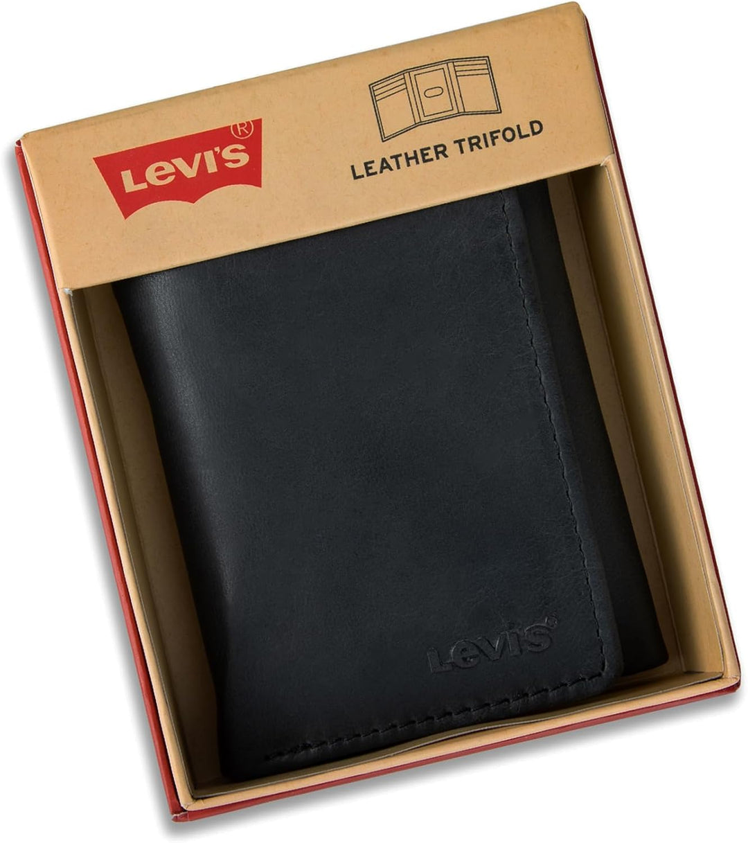 Levi's Billetera triple RFID para hombre, elegante y delgada, i...
