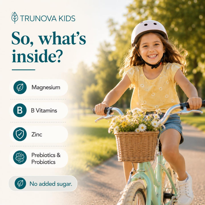Trunova Kids Mezcla de bebida en polvo Focus Attention | Niños a pa...