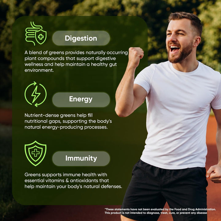 WeightWorld Super Greens Gummies - Energía, inmunidad, salud intest...