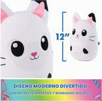Gabby's Dollhouse - Juguete de peluche oficial de Pandy Paws de 12 pulgadas