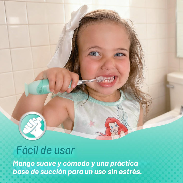 Papablic Cepillo de dientes eléctrico sónico para niños de 1 a 3 añ...