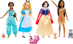 Mattel Disney Toys Fashion Doll - Paquete de 8 con accesorios que celebran los 100 años de magia de Disney