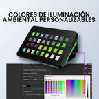 /VSDinside XL Streaming Deck y teclado macro - 32 teclas personalizables con ruedas de desplazamiento + luz RGB, teclado de acceso directo programable para jugadores creadores trabajan en OBS