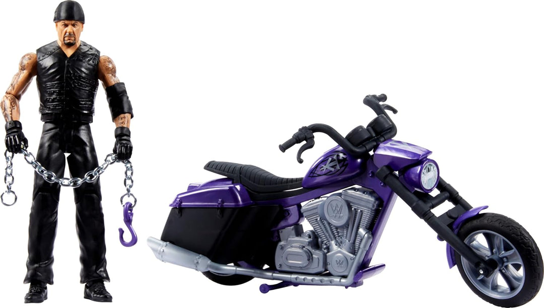 Mattel WWE Wrekkin' Slamcycle - Juego de vehículos y figuras co...
