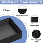 Organizador de cajones para ropa interior, calcetines, corbatas, paquete de