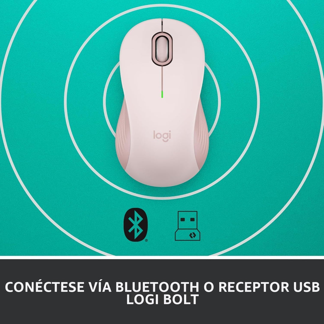Logitech Signature M550 - Mouse inalámbrico para manos pequeñas a m...