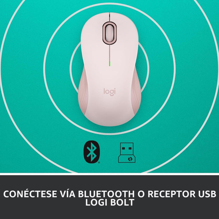 Logitech Signature M550 - Mouse inalámbrico para manos pequeñas a m...