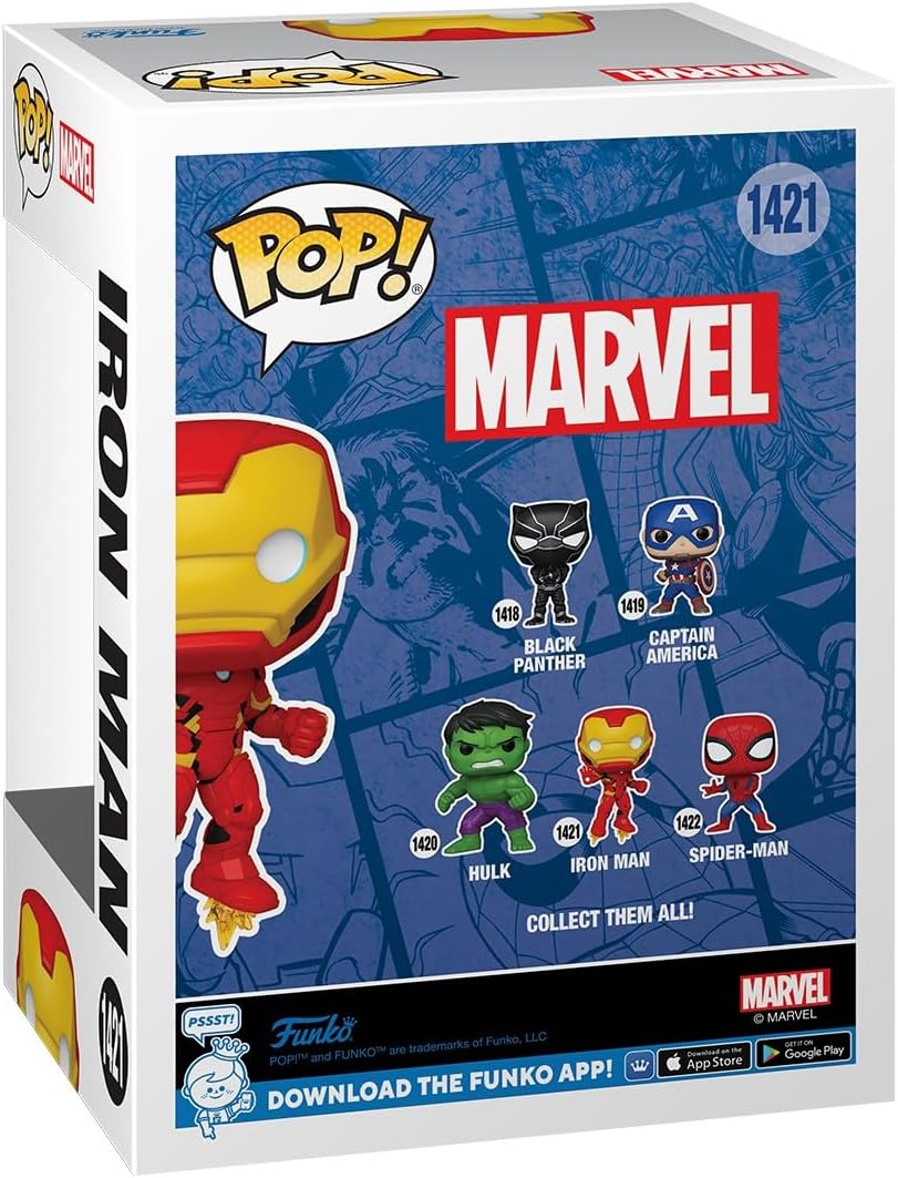 Funko Pop Marvel - Iron Man - Marvel Comics - Figura de vinilo cole...
