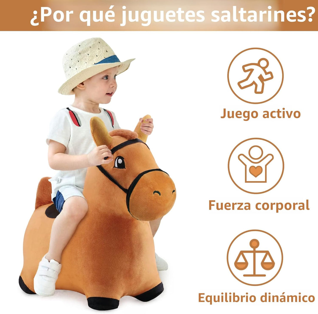 Hopping Horse, iPlay, iLearn caballo saltarín, inflable, jug