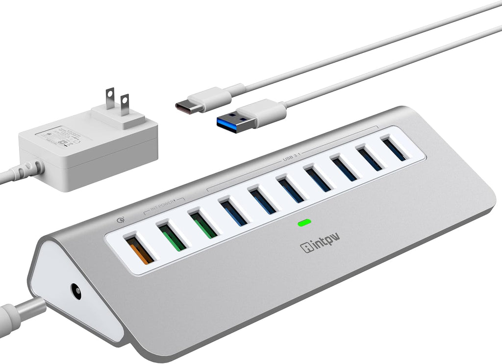 intpw, YH6S, hub USB, alimentado