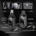 Kelgyua Transmisor y receptor inalámbrico XLR, receptor transmisor