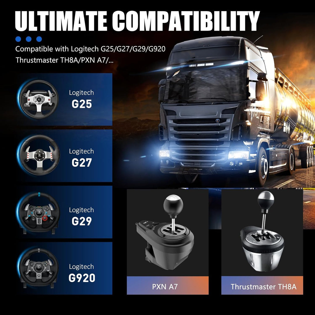 Camoo USB American Truck Simulator Shifter Shift Knob for