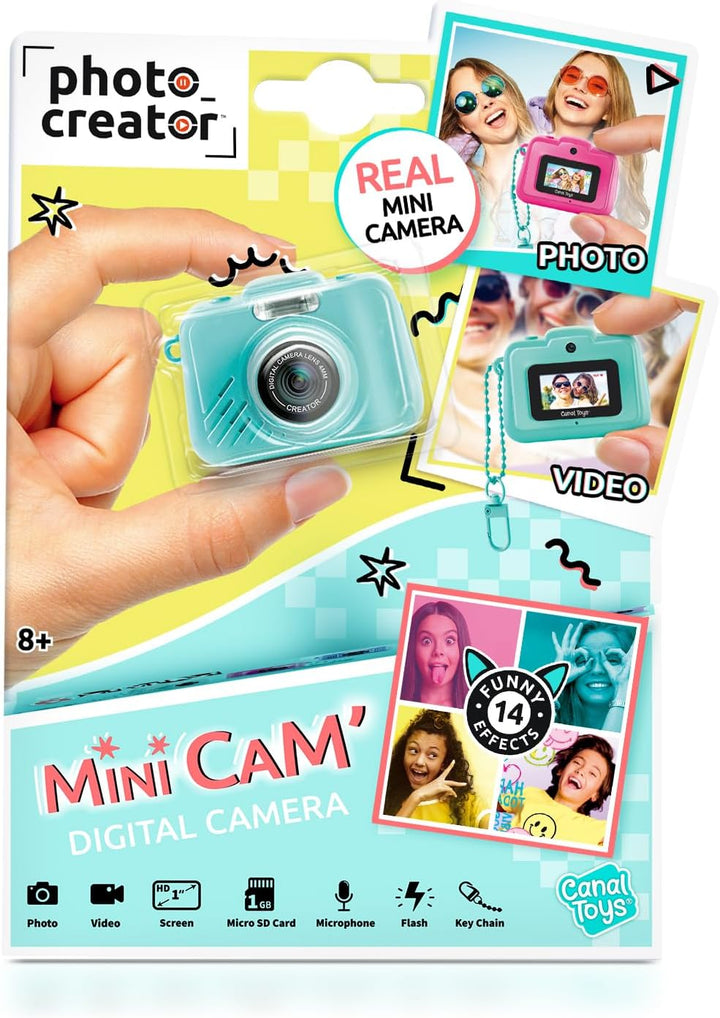 Cámara Digital Original Photo Creator Mini\u2019Cam - Turquesa; Per...