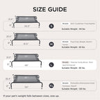 Bedsure Cama para perros de enfriamiento elevada para exteriores