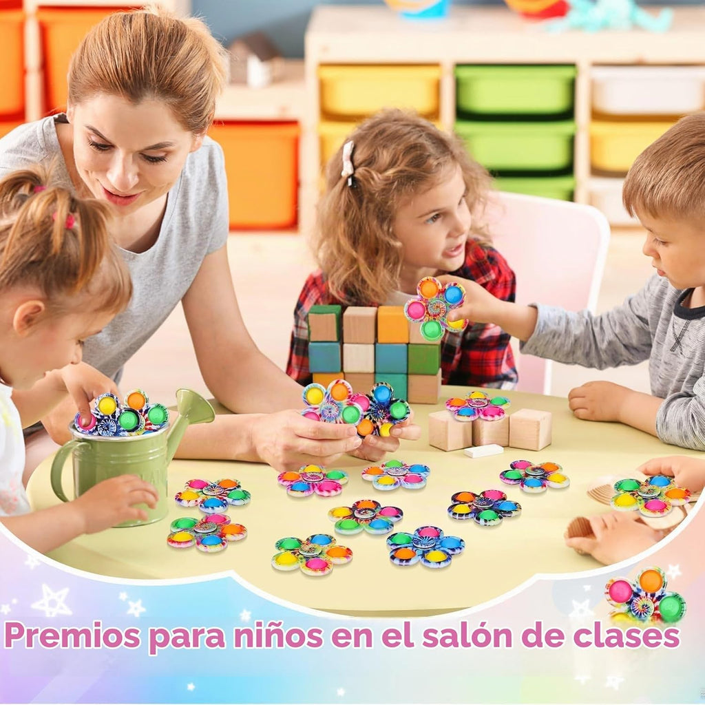 Gigilli 24 piezas Pop Fidget Spinners Juguetes granel, bolsas de regalos