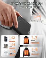 ColdBye Paquete de Batería de 7.4V\/5V para Chaleco Calefactable, P...