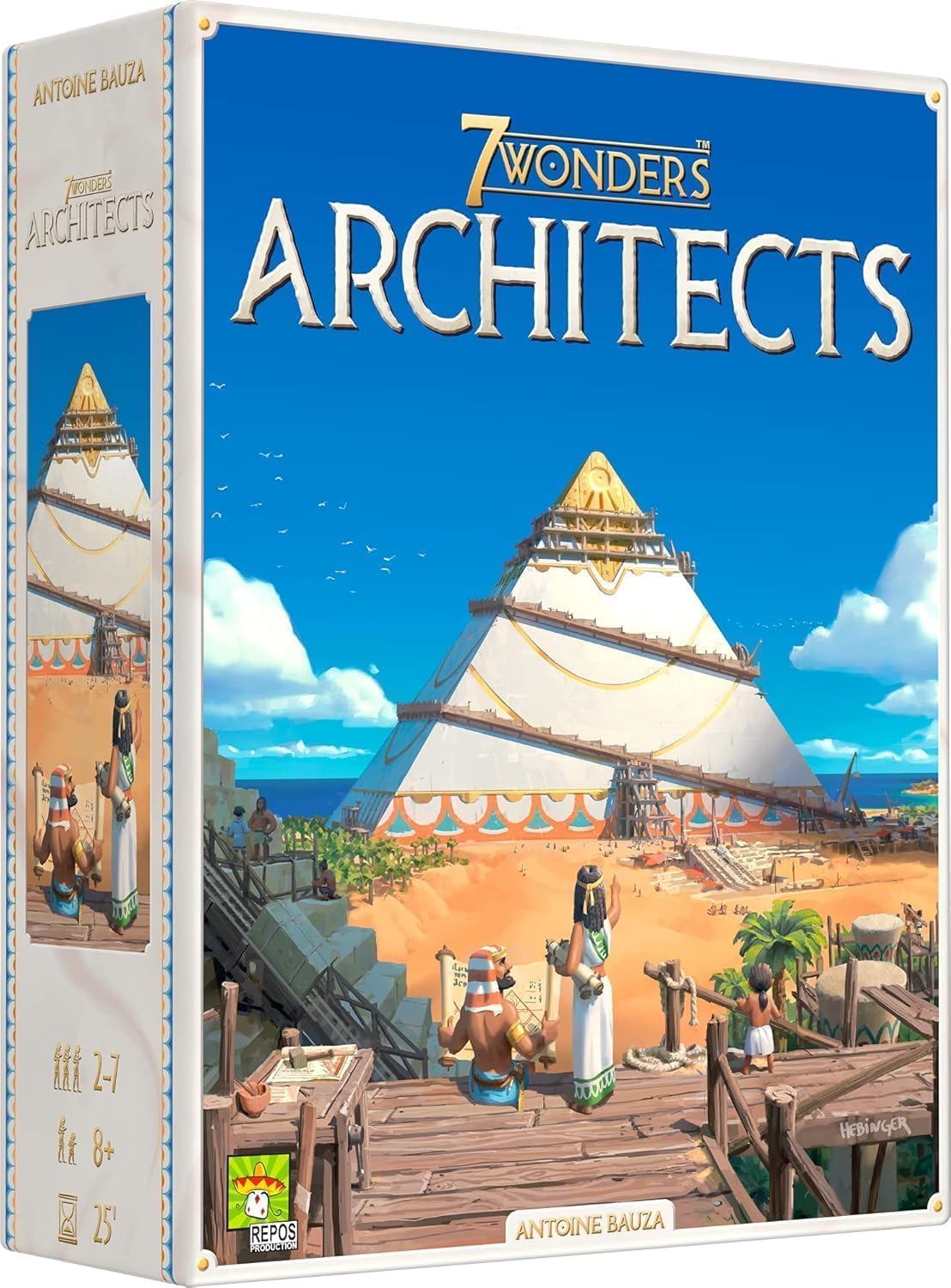 Asmodee 7 Wonders Architects - Da forma a la historia con tus ingeniosas
