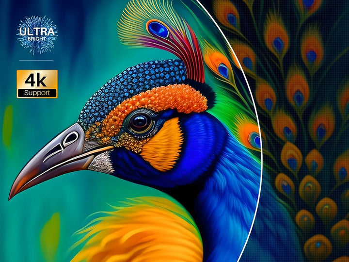 GooDee Proyector inteligente 4K con WiFi 5G y Bluetooth, aplicacion...