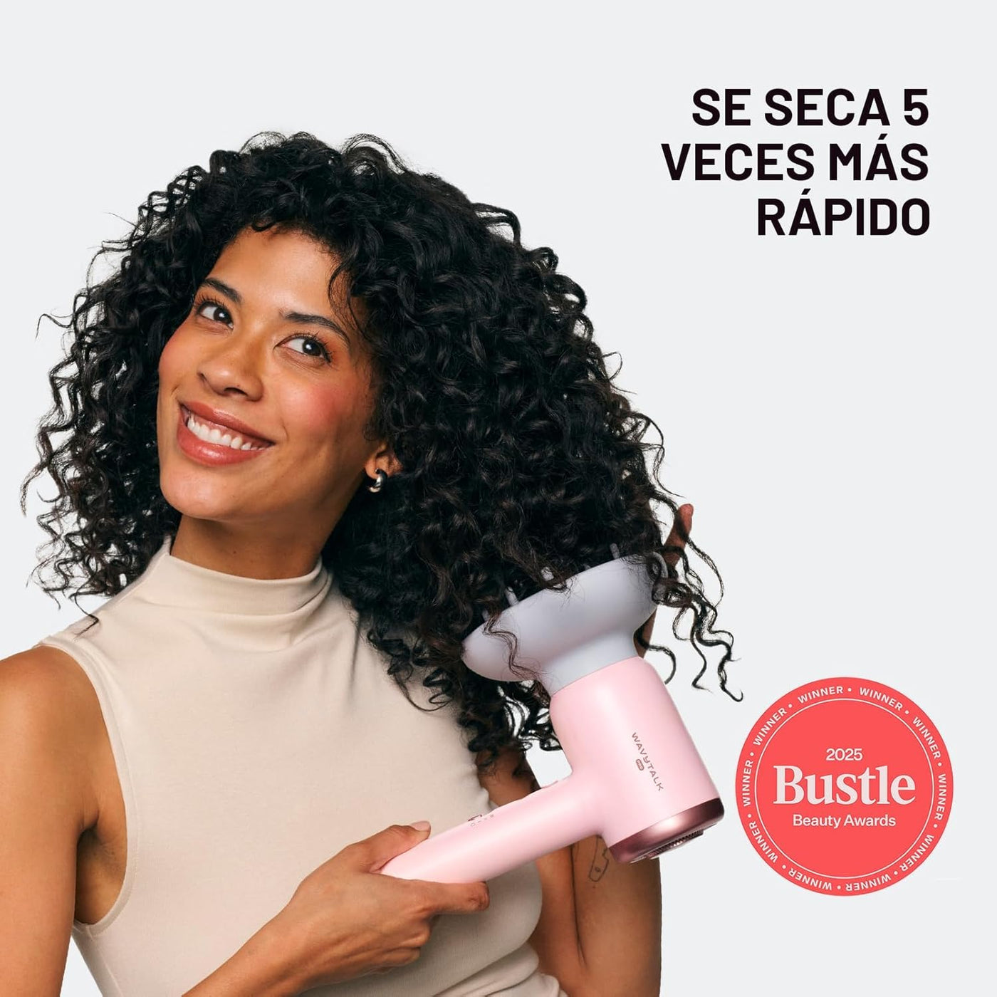 Secador de Pelo, Wavytalk Turblow Pro de Secado Rápido con Difusor,...