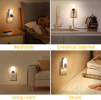 Lámpara Dawnrise Las luces nocturnas se enchufan a la pared con toma de corriente