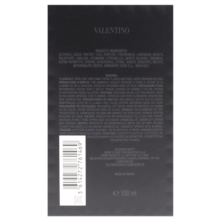 Valentino Uomo Born In Roma EDT espray para hombre de 3.4 onzas