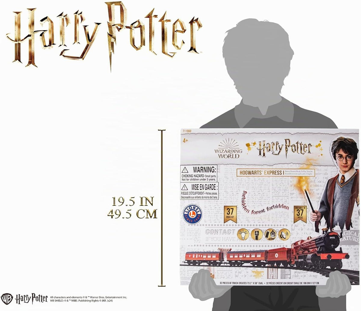 Lionel Hogwarts Express - Juego de tren a batería para niños a partir de 4 años
