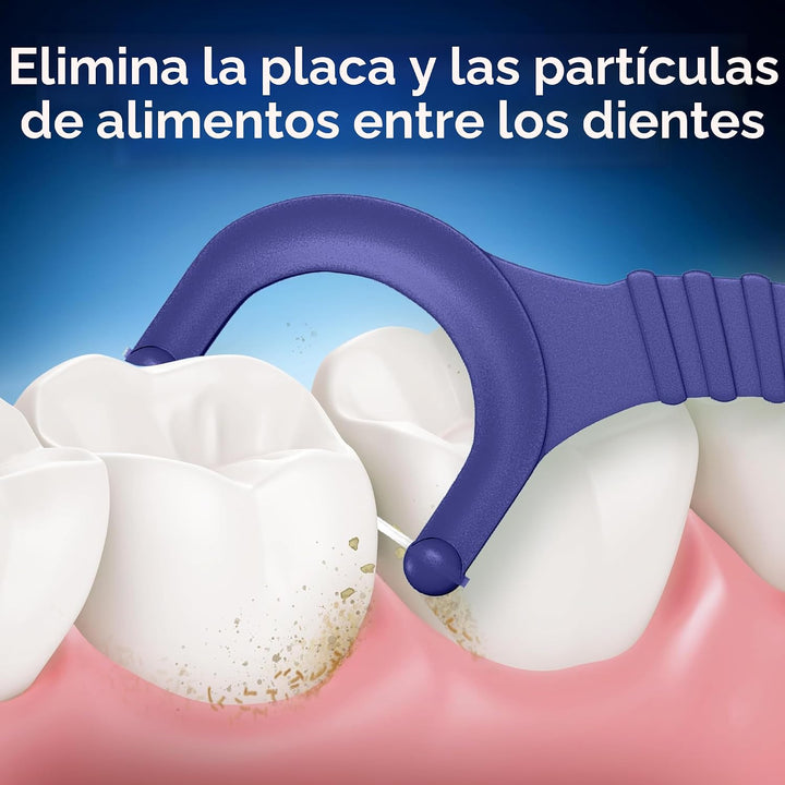 Oral-B Glide Arctic Peppermint Oil Palillos de hilo dental, menta,...