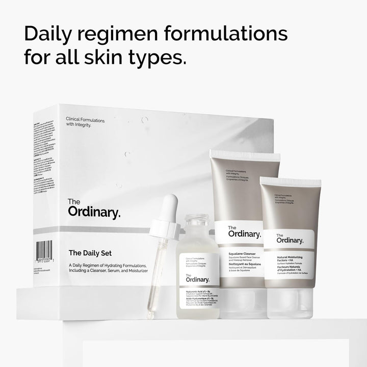 The Ordinary The Daily Set, rutina diaria de cuidado de la piel con...