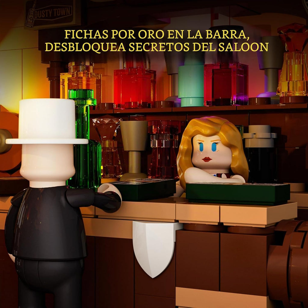 Lumibricks Western Fortune-Club-Saloon - Juego de construcción de