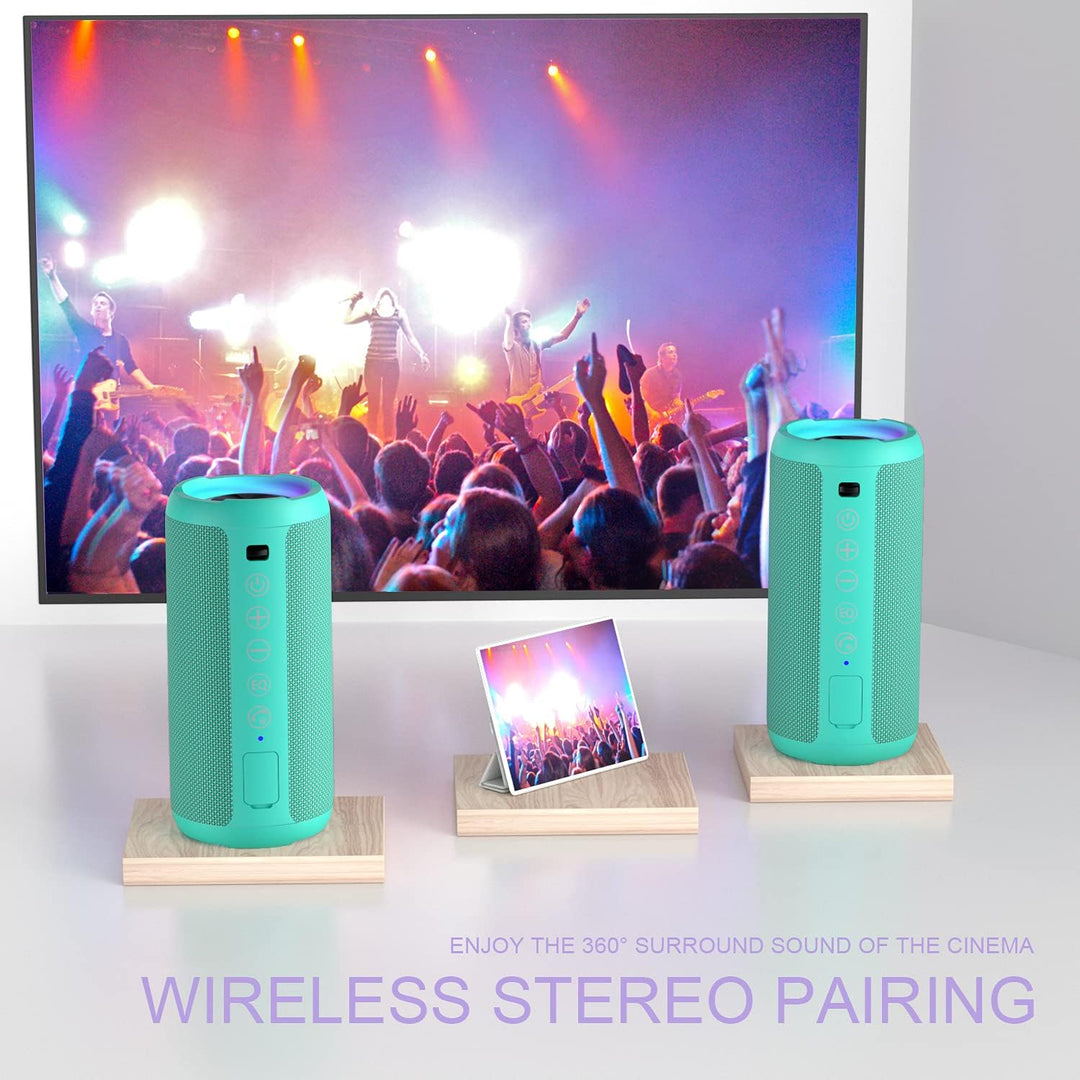 Ortizan - Parlante Bluetooth 5.3, inalámbrico, impermeable IPX7, so...