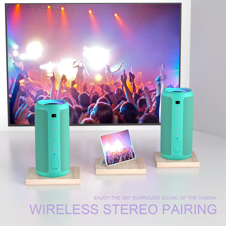 Ortizan - Parlante Bluetooth 5.3, inalámbrico, impermeable IPX7, so...