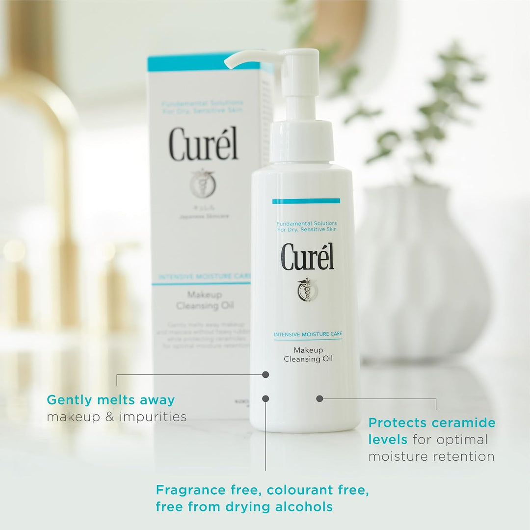 Curel Aceite limpiador de maquillaje japonés para el cuidado de la...
