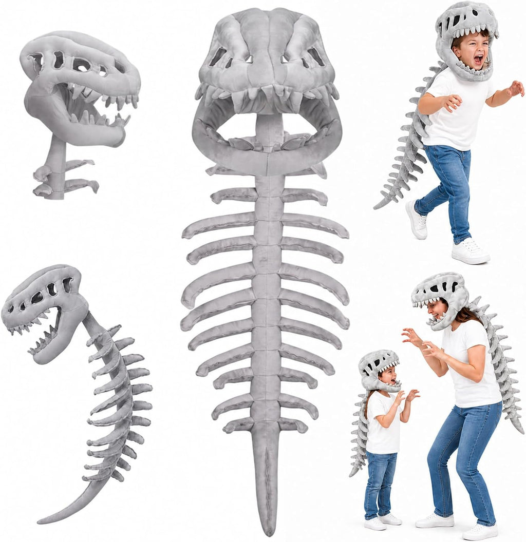 Disfraz de esqueleto de dinosaurio para niños, disfraz de juguetes