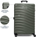 Travelpro Maxlite Air V2 Maleta de rueda giratoria con carcasa rígida ampliable, Verde pizarra