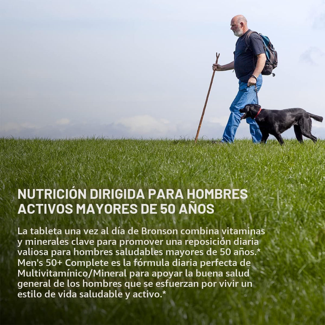 Bronson ONE Daily Multivitamínico Multimineral Completo para Hombre...
