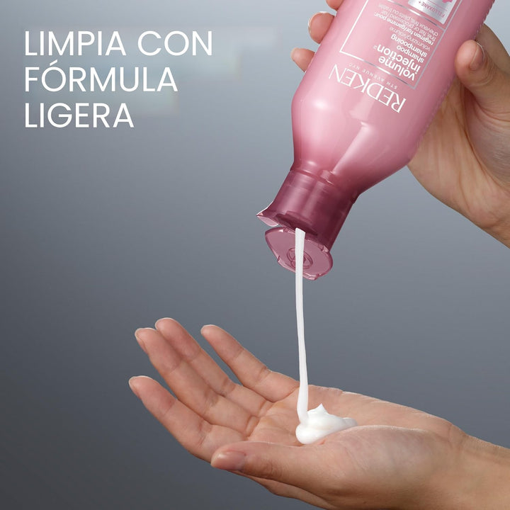 Redken Champú de inyección de volumen para cabello fino \u2013 Añad...