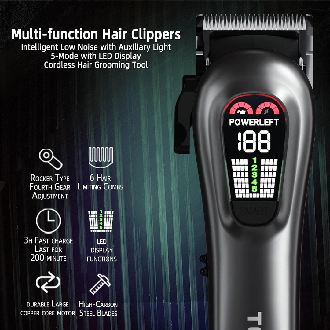 TCMKY Cortapelos para hombres, recortadora de pelo profesional para...