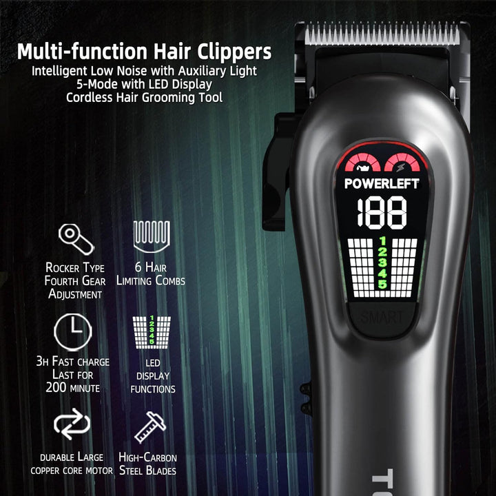 TCMKY Cortapelos para hombres, recortadora de pelo profesional para...