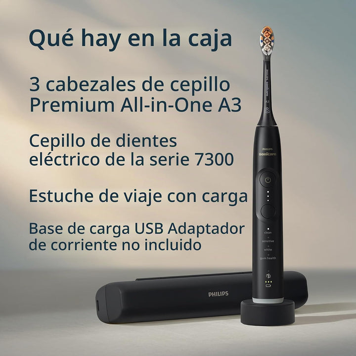 Cepillo de dientes eléctrico Philips Sonicare Serie 7300 - Tecnolog...