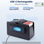 Barajador automático de tarjetas para 1-4 cubiertas con modos automáticos