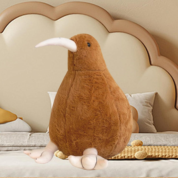 RejoyLix Kiwi - Juguete de peluche de pájaro peludo, juguete de pel...