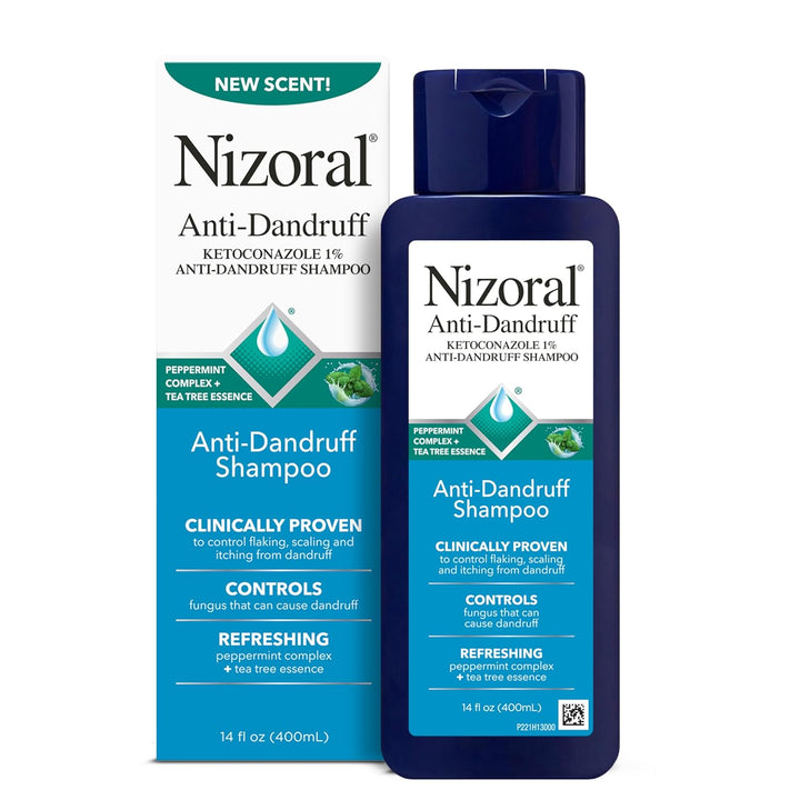 Nizoral Champú anticaspa con 1% de ketoconazol, 14 onzas líquidas,...