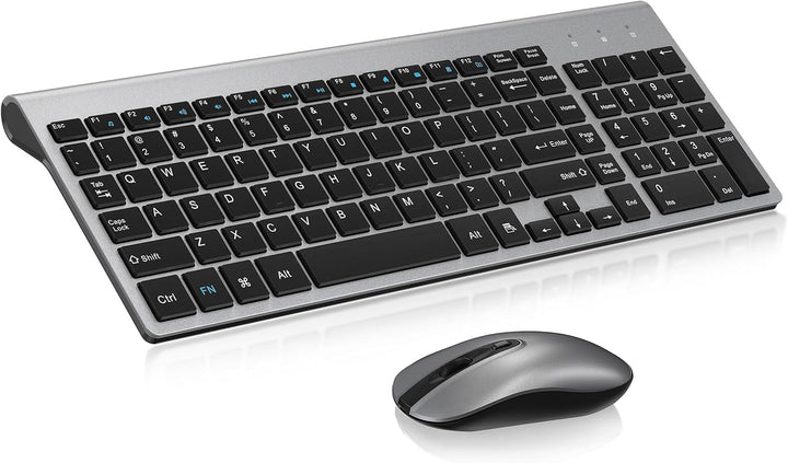 cimetech EasyTyping KF10 - Combo de teclado y mouse inalámbricos, t...