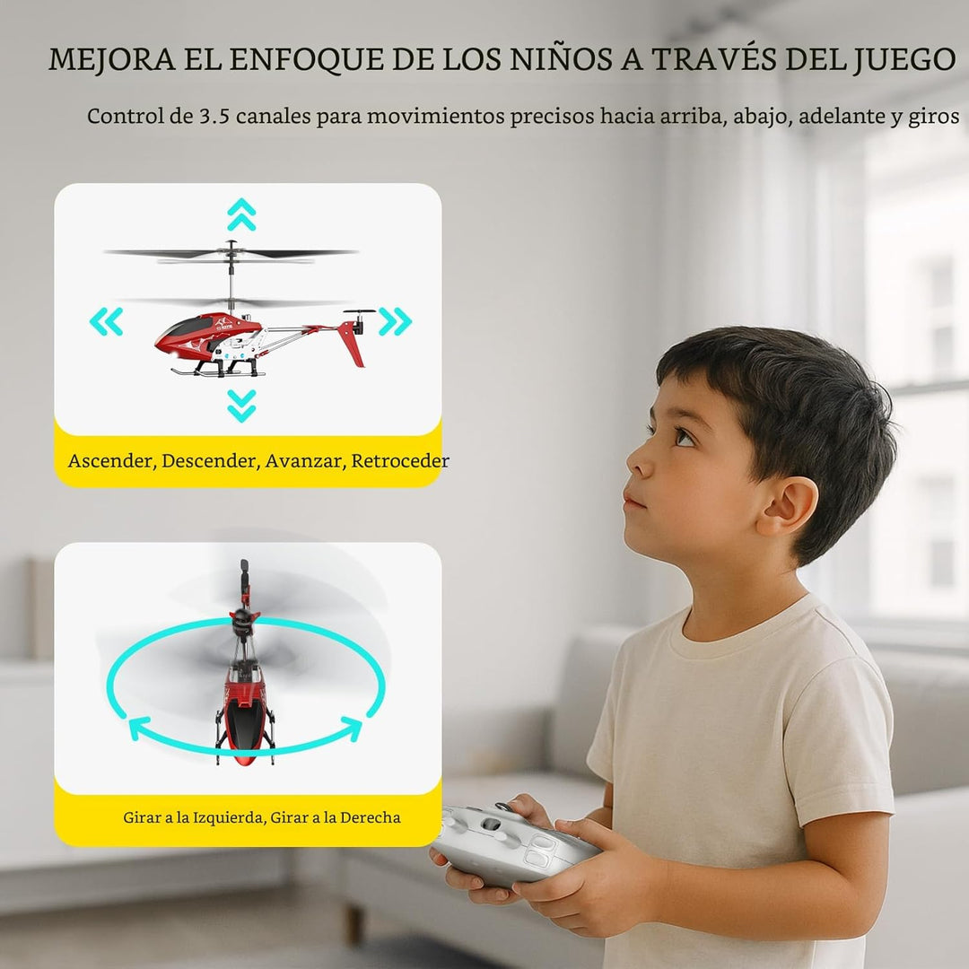 SYMA S107H-E Helicóptero RC para niños de 8-12 años y principiantes...
